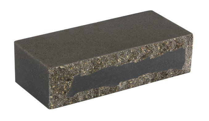 Облицювальна цегла LAND BRICK "Луч" чорний 250х110х65 мм