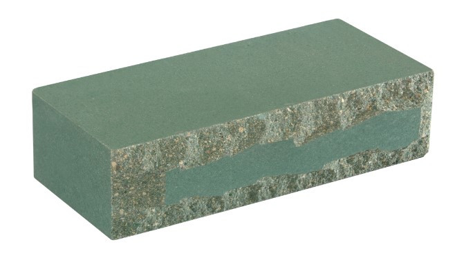Облицювальна цегла LAND BRICK "Луч" зелений 250х110х65 мм