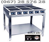 Індукційна плита Skvara Sif 6.21 (6х3,5 кВт) енергоощадна шестиконфоркова професійна, фото 2