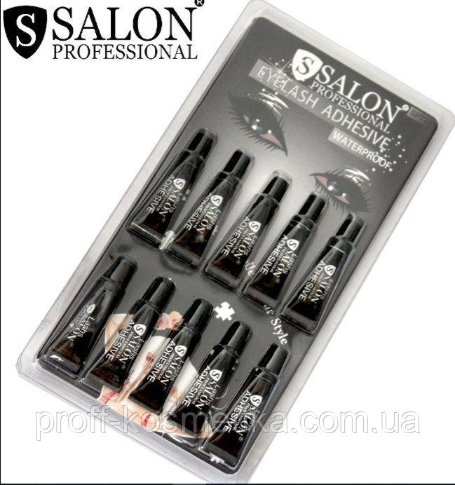 Клей для наращивания ресниц Salon professional 1г, черный оригинал - фото 2 - id-p544188358