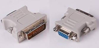 VGA — DVI-I 24+1 (M) адаптер перехідник