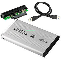 USB 2.0 кишеня-кейс для 2.5" SATA HDD
