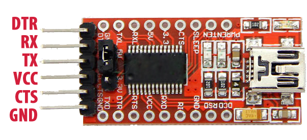 FT232RL USB TTL UART перетворювач Arduino, фото 1