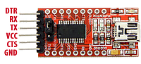 FT232RL USB TTL UART преобразователь Arduino