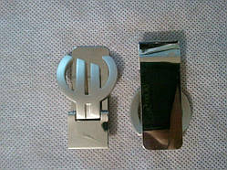 Прищіпка для купюр грошей з емблемою євро Є затискач