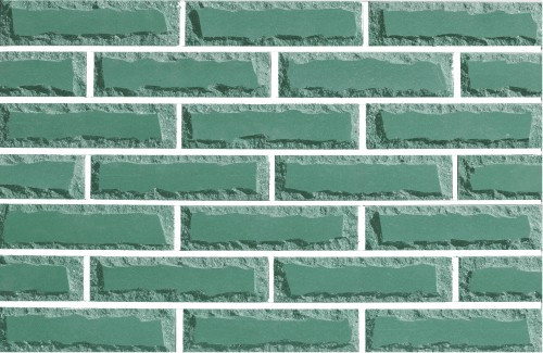 Облицовочный кирпич LAND BRICK "Крымский" зеленый 250х110х65 мм