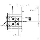 Шестерневий (шестерний) гідравлічний насос серія POLARIS PLP101S081E1 Pump PLP 10.1 -S0 81-E1 LBB/BA Casappa, фото 3