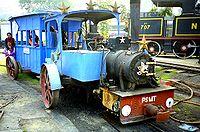 Паровой двигатель, изготовленный для Национального музея железных дорог Пароаля Национальный железнодорожный музей, Нью-Дели