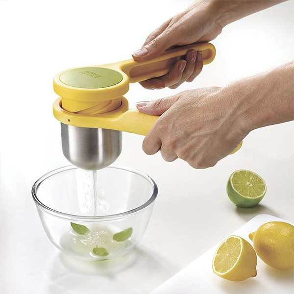 Соковыжималка ручная для цитрусовых Joseph Joseph Helix Citrus Juicer желтая 20101 - фото 4 - id-p544310454