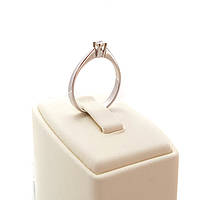 Кольцо с бриллиантом, размер 17,5