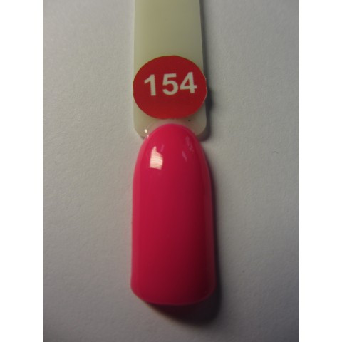 Гель-лак Nice for you No154 морквяно-кораловий, яскравий 8,5 мл