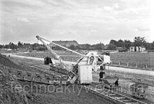 Экскаватор от O&K в 1957 году Экскаватор от O&K в 1957 году