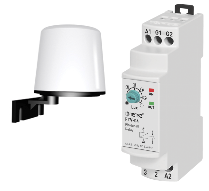 Реле контроля уровня освещенности, сумеречное реле FTV-04 - купить ...