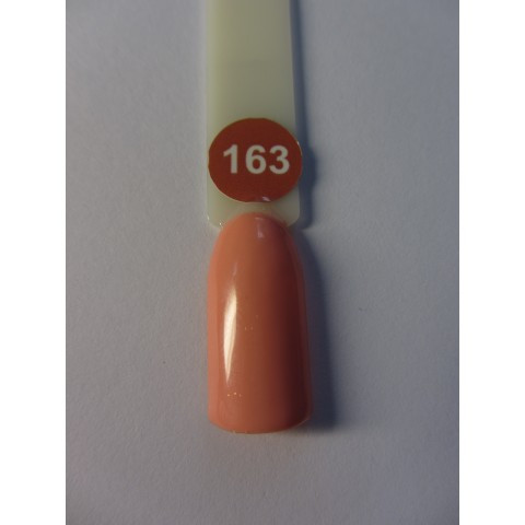 Гель-лак Nice for you No163 персиково-рожевий, напівпрозорий 8,5 мл