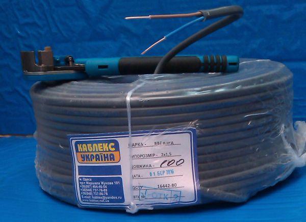 Кабель ВВГП-нде 2*1,5 Каблекс Одеса