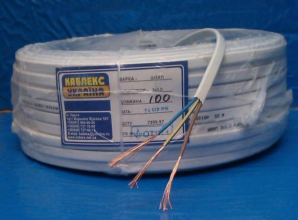 Кабель ШВВП 3*1,0 Каблекс Одеса, фото 1