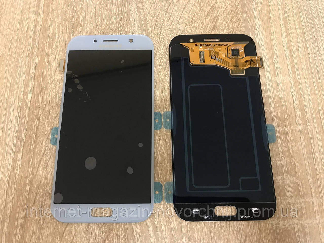 Дисплей Samsung A720 Galaxy A7(2017) Синій(Blue),GH97-19723C, Super AMOLED!
