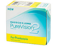 Мультифокальные Контактные линзы Bausch + Lomb PureVision 2 For Presbyopia 6шт в уп