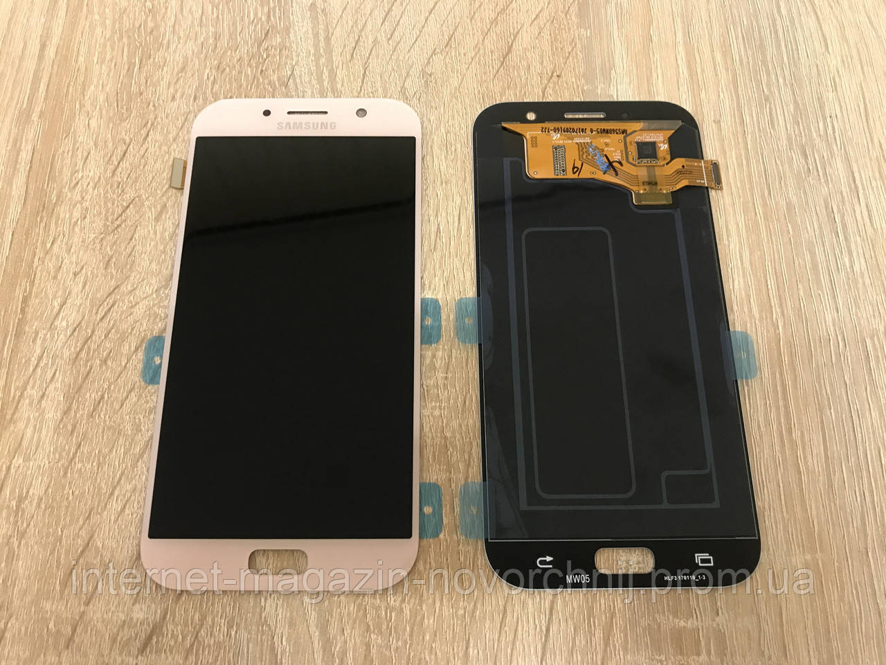 Дисплей Samsung A720 Galaxy A7(2017) Рожевий(Pink),GH97-19723D, Super AMOLED!