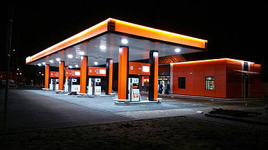 LED світильники для автозаправних станцій ODAZS — 90 Вт.