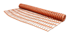 Жовтогаряча сітка для тимчасового огорожі Bradas BARRIER NET 85х42 мм 1х30 м