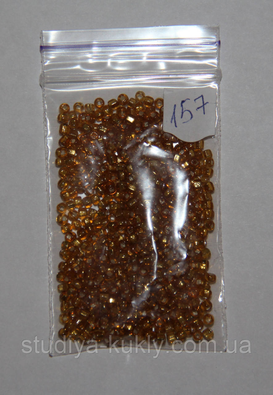 Бісер, рубка, стеклярус, Японія. Упаковка 10 грам. Арт. 157, фото 1