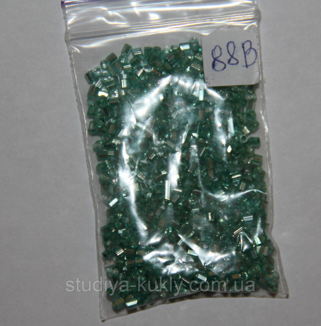 Бісер, рубка, стеклярус, Японія. Упаковка 10 грам. Арт. 88В, фото 1