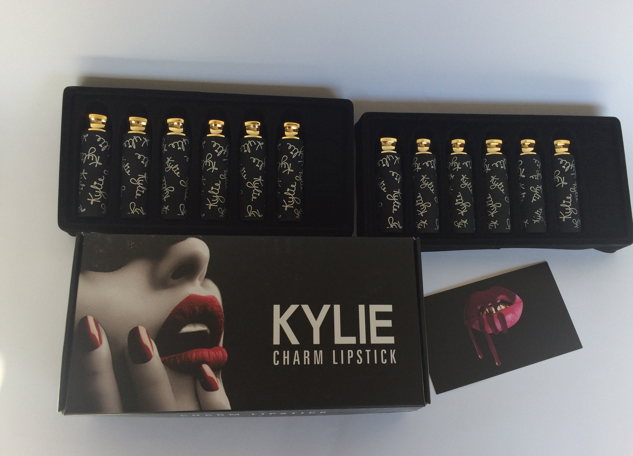 Набір помад Kylie Charm Lipstick (Кайлі Шарм Ліпстік) 12 шт