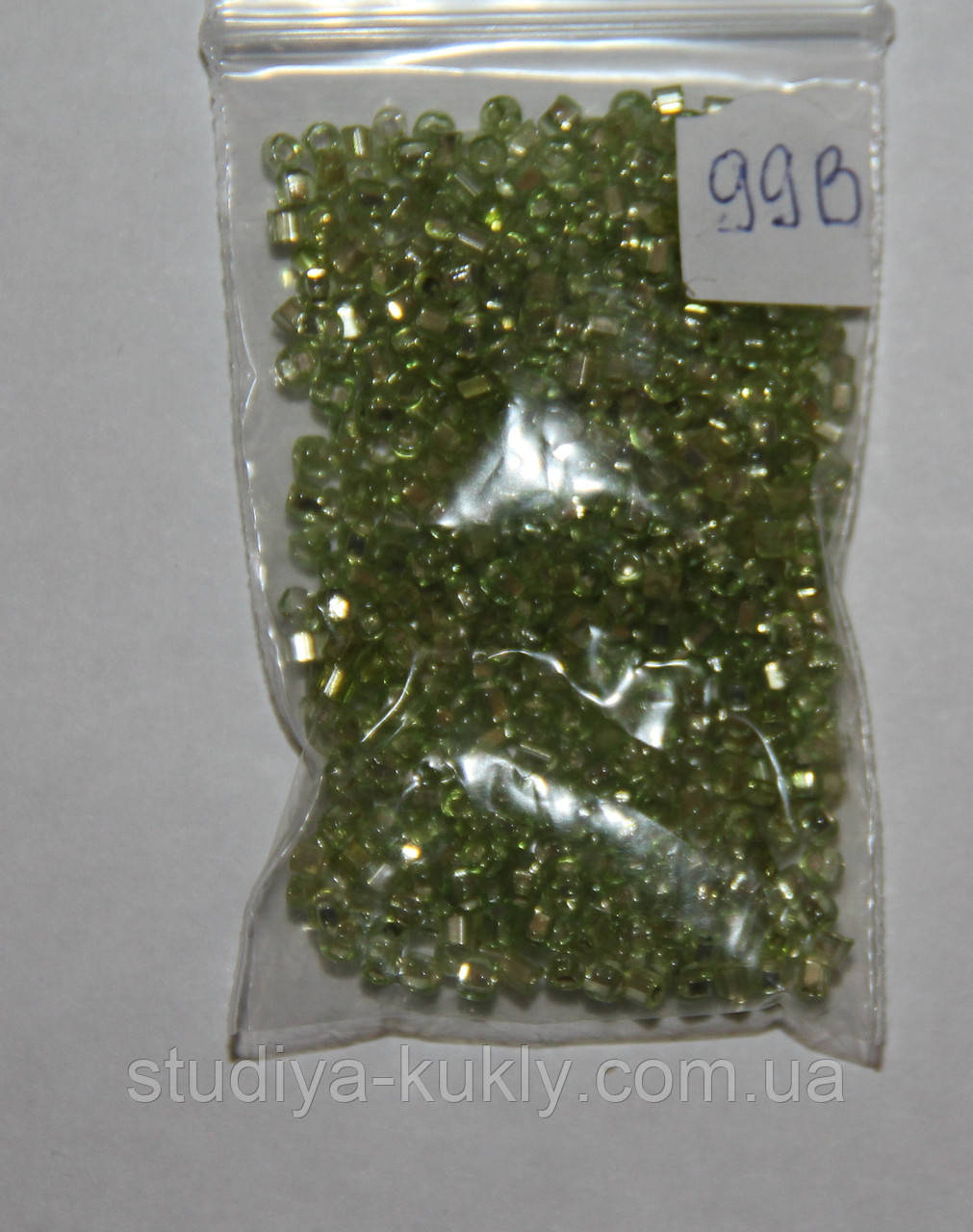 Бісер, рубка, стеклярус, Японія. Упаковка 10 грам. Арт. В 99, фото 1