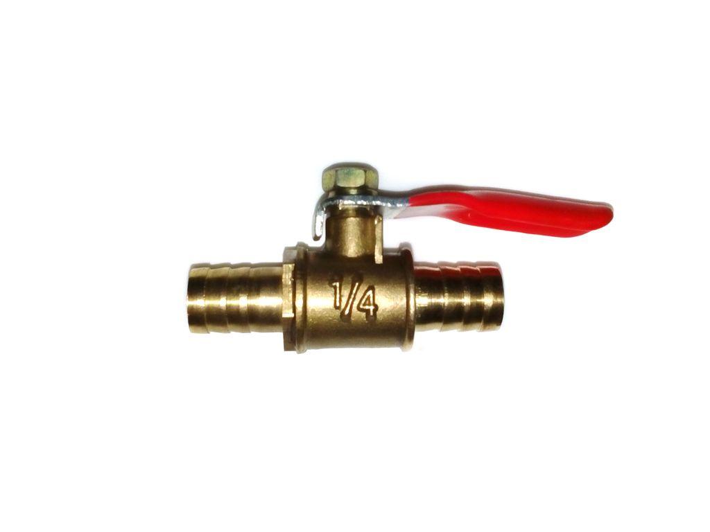 Латунний кран під шланг 7 і 8 мм, фото 1