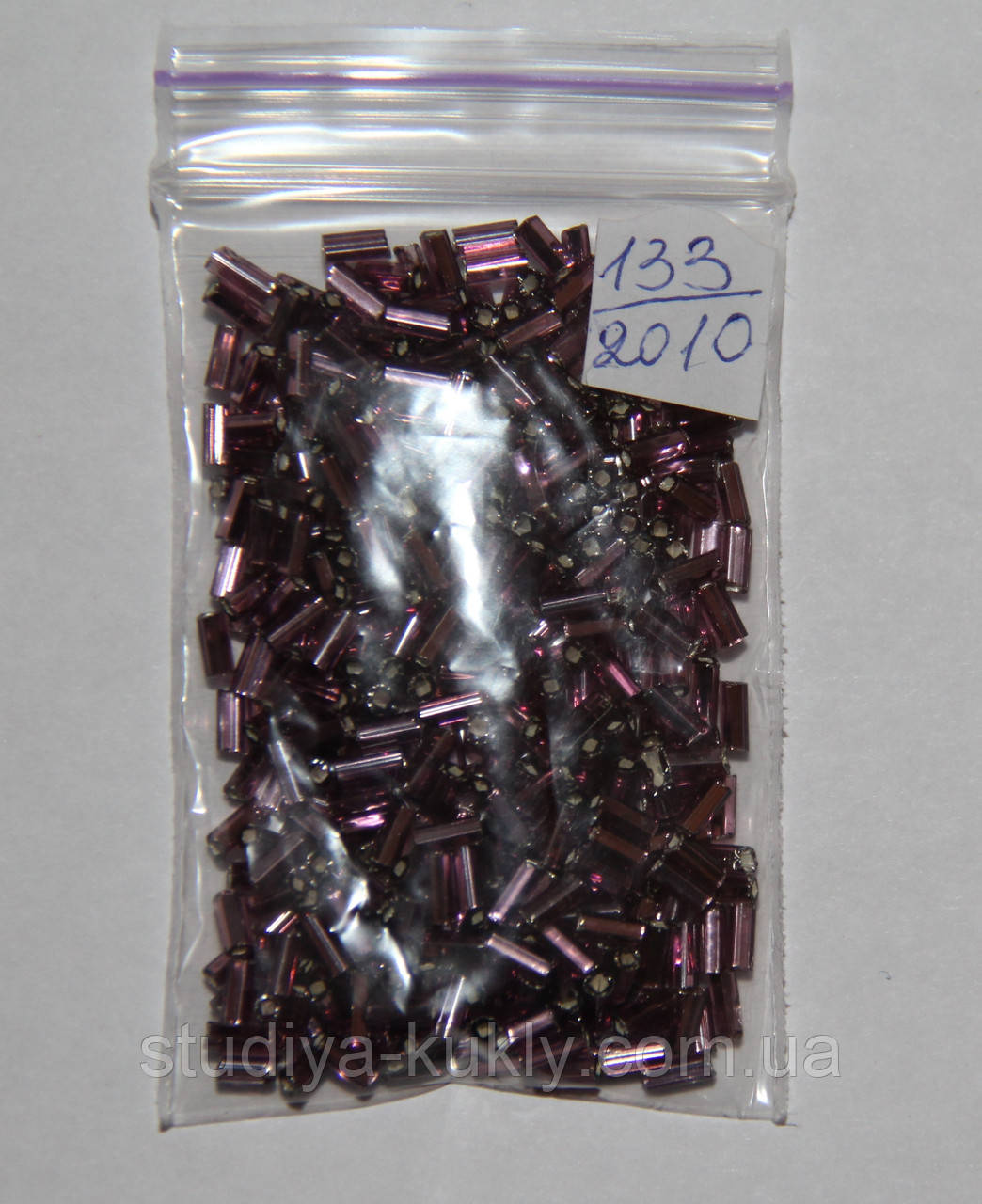 Бісер, рубка, стеклярус, Японія. Упаковка 10 грам. Арт. 133/2010, фото 1