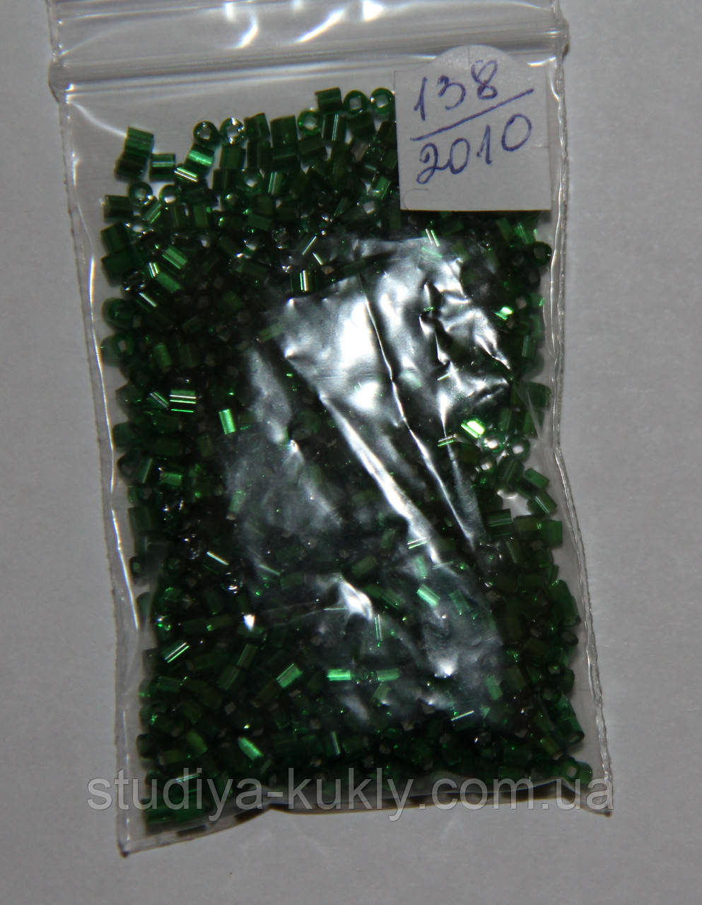 Бісер, рубка, стеклярус, Японія. Упаковка 10 грам. Арт.138/2010, фото 1