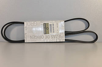 Поліклиновий ремінь 6PK1795 на Renault Trafic 2001-> 1.9 dci (+AC)—Renault (Оригінал) - 8200833549