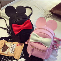 Міні рюкзак з бантиком і вушками Мінні Маус, фото 3