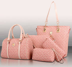 Набір 2 сумки + клатч + кішель + косметичка. Чудовий подарунок