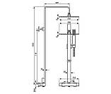 Душова система з термостатом Emmevi Siris C02778, фото 2