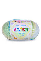 Alize - BABY WOOL BATIK (бебі вул батік) 40% Вовна - 20% Бамбук -40% Акрил. метраж : 50 гр. 175 мт