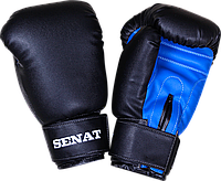 Перчатки боксерские 8 унций, черно-синие, 1550-blk/bl
