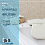 Ортопедична подушка для ванної Epica 2X-Thick Luxury Spa Bath Pillow, фото 3