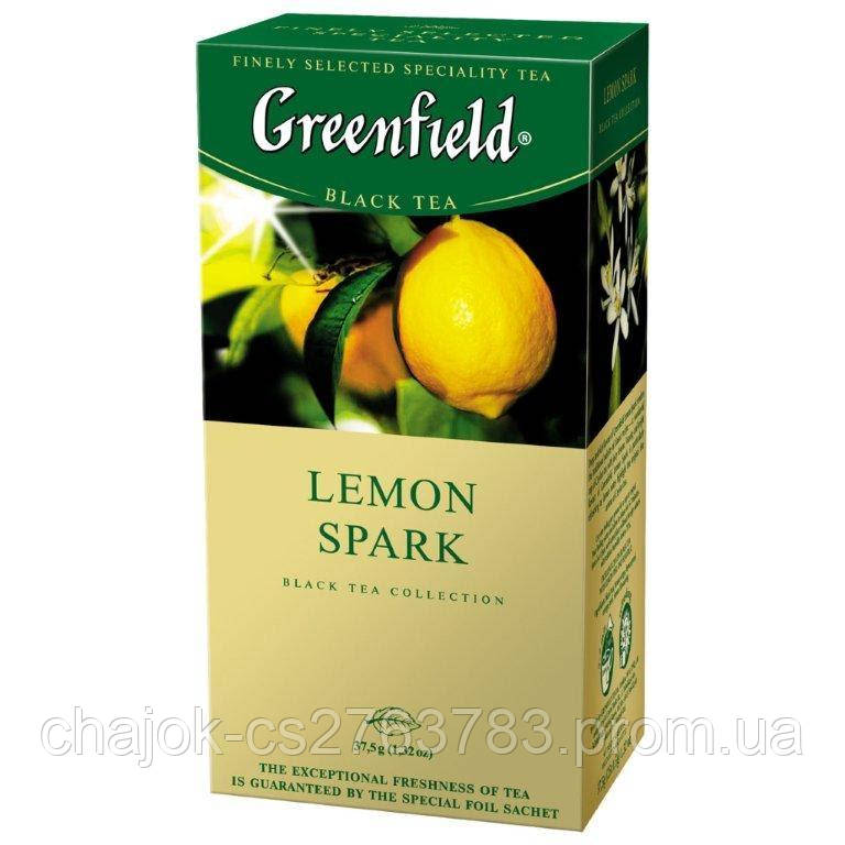Чай Greenfield Lemon Spark 25 пак. - фото 1 - id-p544416942
