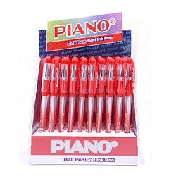 Ручка олійна 197 Piano Soft (0.5 мм) червона