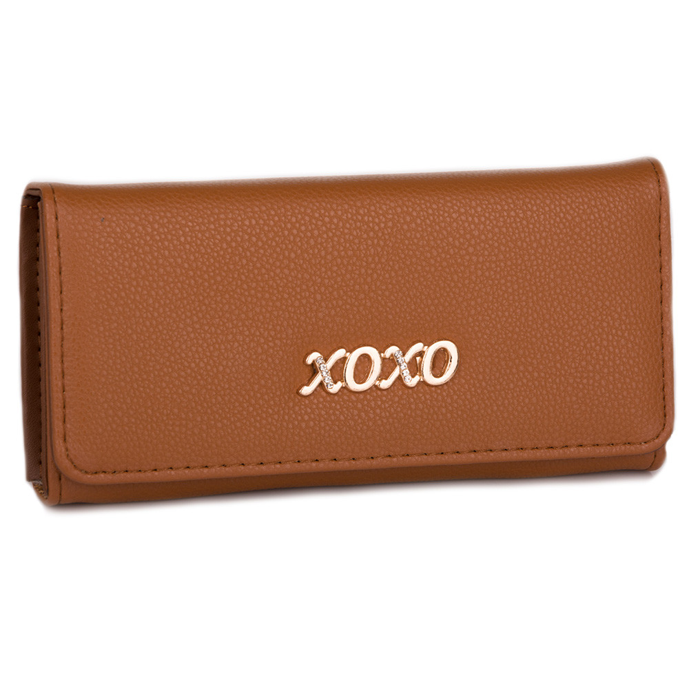 Стильний жіночий гаманець D001 brown