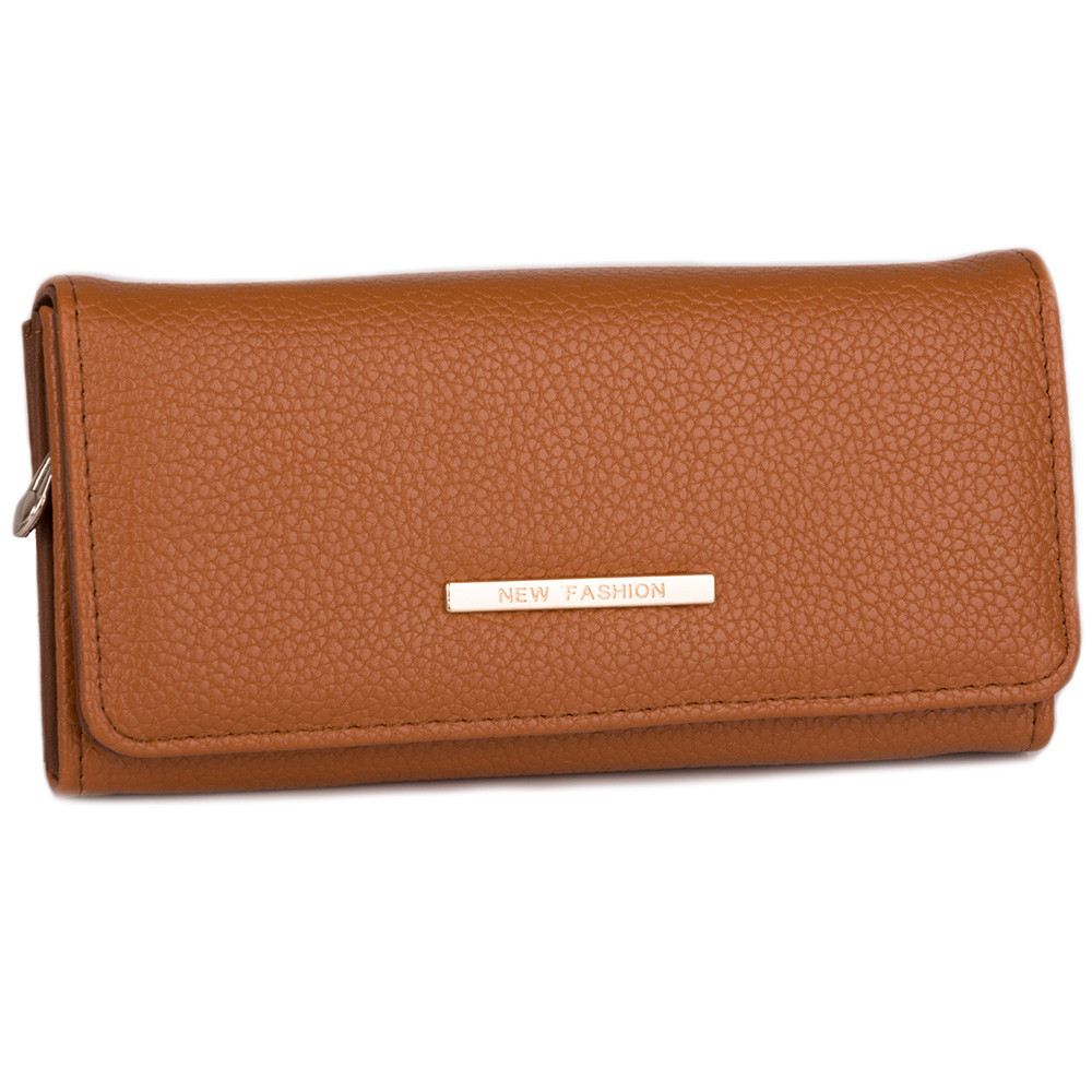 Стильний жіночий гаманець D001/1 BROWN