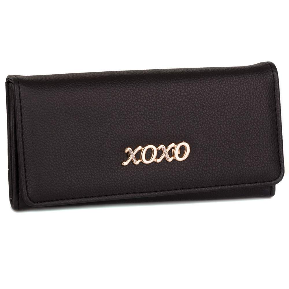 Стильний жіночий гаманець D001 black