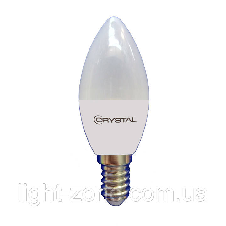 Лампа светодиодная CRYSTAL LED C37 6W свеча E14 4000K - фото 2 - id-p544435388