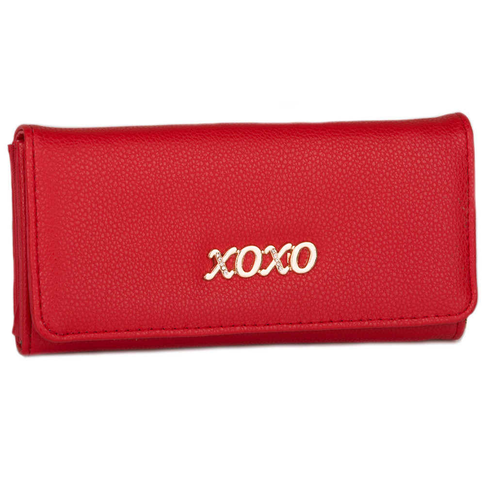Стильний жіночий гаманець D001 red