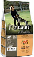 Pronature Holistic Dog Adult All Breeds с уткой и апельсинами, 340 гр