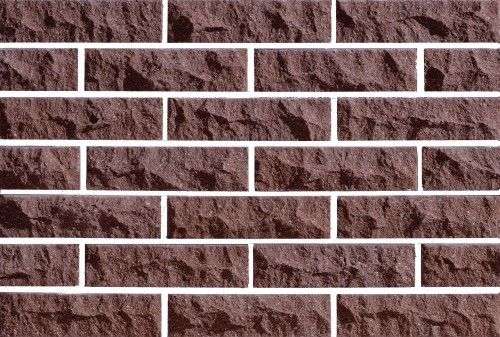 Плитка фасадная LAND BRICK скала коричневая 250х20х65 мм