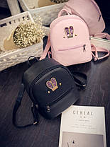 Міський рюкзак з вушками в блискітках, фото 4