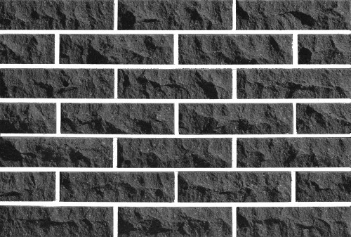 Плитка фасадная LAND BRICK скала черная 250х20х65 мм Плитка фасадная LAND BRICK скала черная 250х20х65 мм